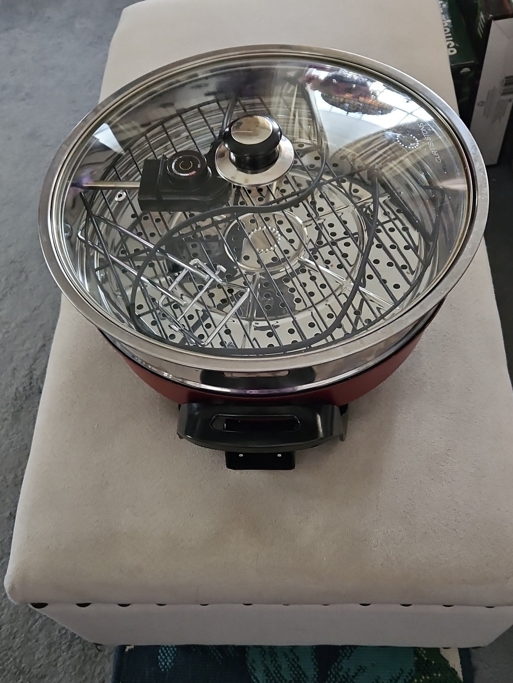 Curtis Stone Portable Electric Multi-Cooker - Red